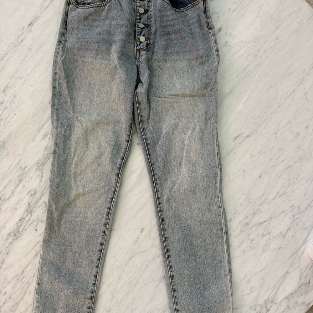 WeWoreWhat High Rise Gray Jeans
